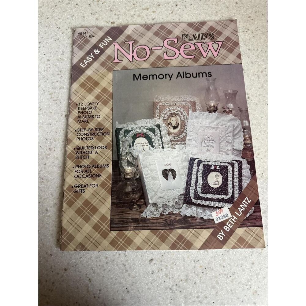 Vtg 1986 No-Sew Memory Albums